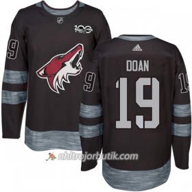 Män Ishockey Arizona Coyotes Tröja Shane Doan 19 1917-2017 100th Anniversary Adidas Svart Authentic